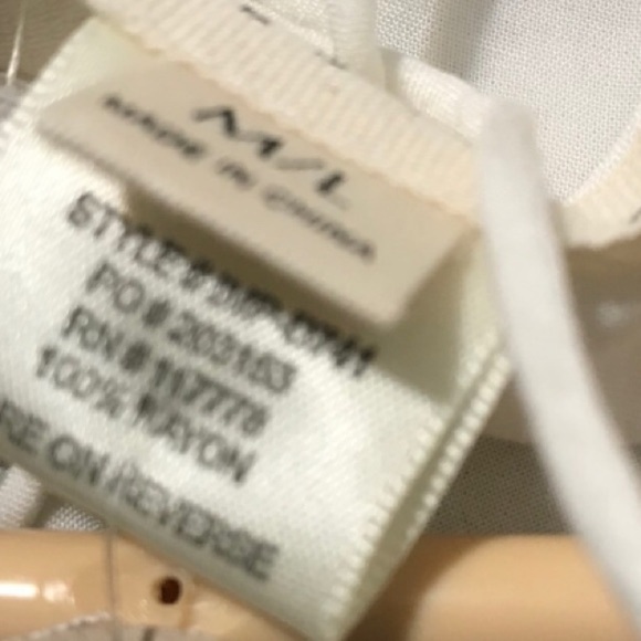 NWT Lovestitch Embroidered Peasant Blouse M/L - Picture 7 of 8